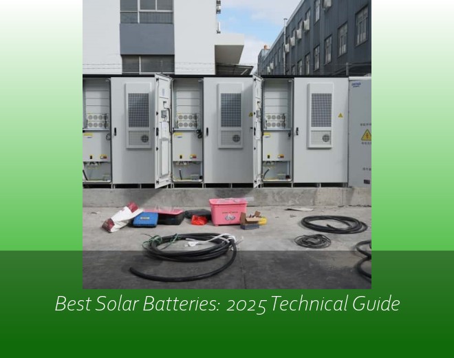 Best Solar Batteries: 2025 Technical Guide